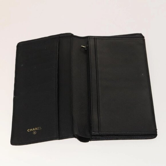 CHANEL Wallet Leather 8Set Black Red Green CC Auth CB051 - Picture 11 of 15